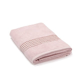 Hectarul - Prosop de baie din bumbac 100%, 70x140 cm, Densitate 460 gr/m², Maisonette Classy, roz pudra